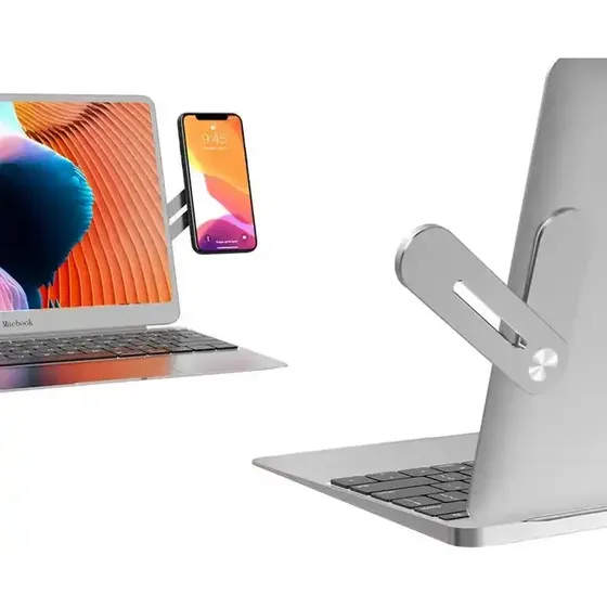 Soporte Magnetico Sujetador Telefono Celular Laptop Aluminio