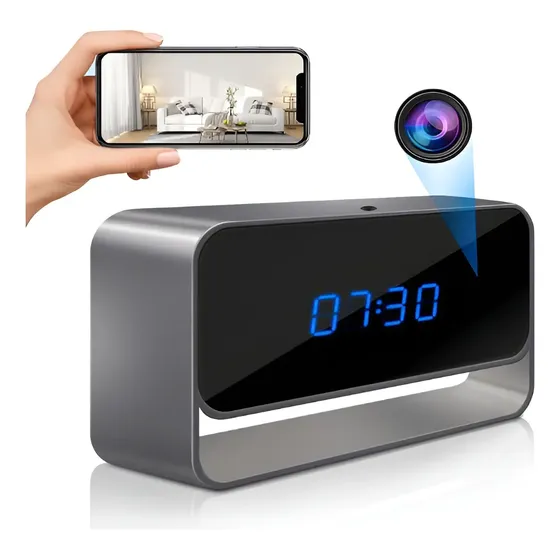 Camara Espia En Reloj Despertador Camara Seguridad
