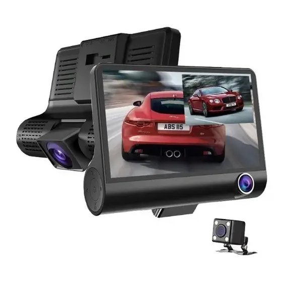 Camara Automovil Dash Cam 3 En 1 WDR 170 Grados Full HD 1080