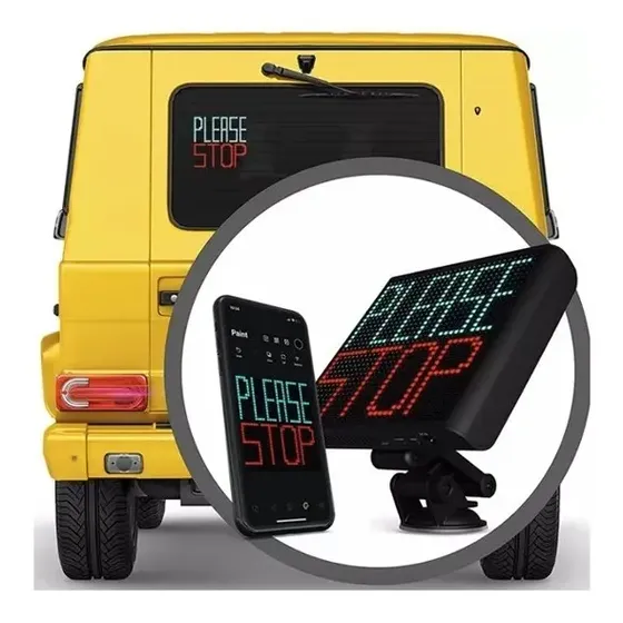Letrero Led Display Para Automovil Control Celular