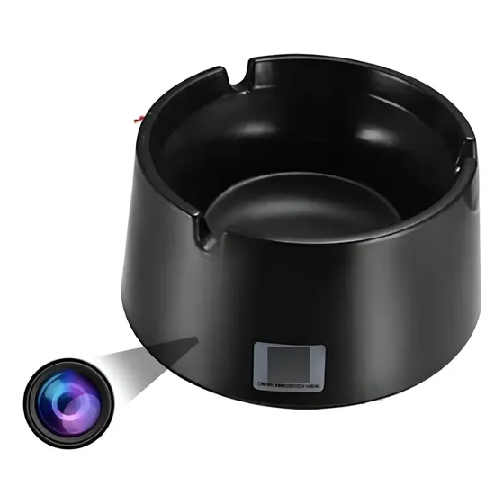Camara Espia Mini Oculta En Cenicero 4k 1080 Hd