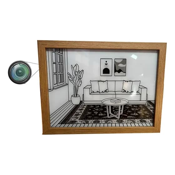 Camara De Seguridad Porta Retrato Inalambrico Fotografia