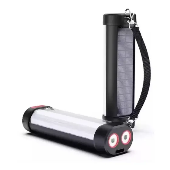 Lampara Solar Powerbank Celdas Campismo Magnetica 30 Hrs