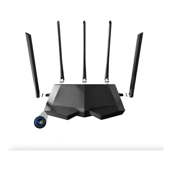 Camara De Seguridad Espia Wifi Oculta En Router Color Blanco