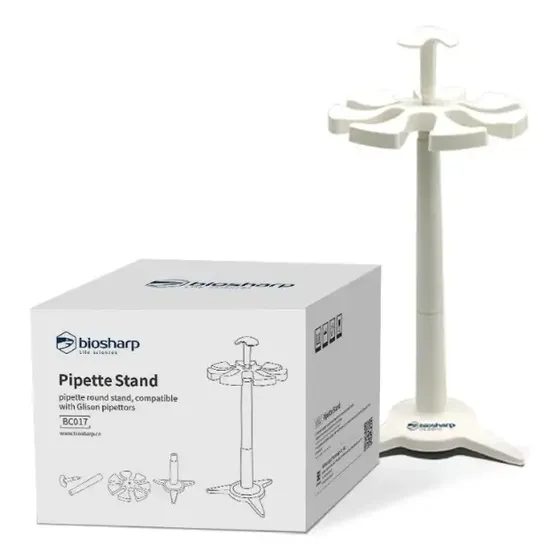 Soporte Organizador Pipetas Micropipetas Circular Giratorio