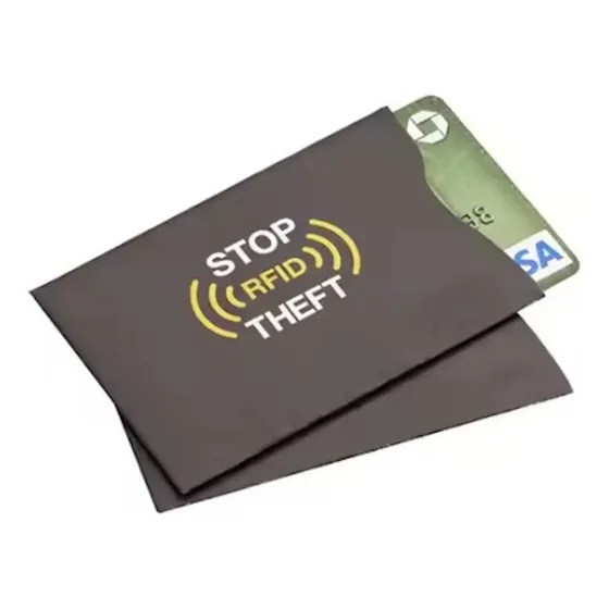 Funda Tarjeta Bloqueo Rfid Cartera Proteccion Clonacion