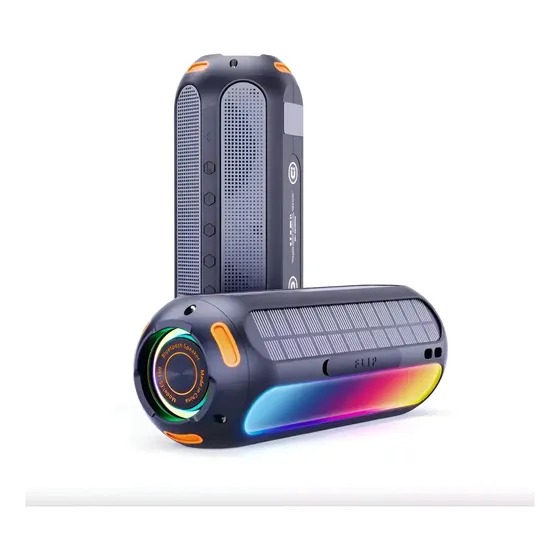 Bocina Solar Eshine Luces Contra Agua Campismo Fiesta