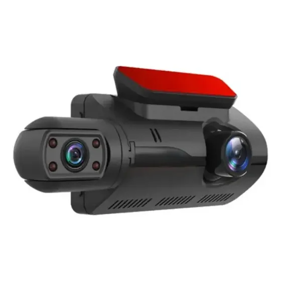 Camara Doble Dash Cam Automovil Giratoria 360 Vision Nocturna