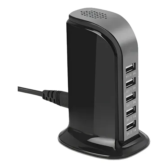 Camara Espia Oculta Cargador Usb Multicontacto 1080 Hd Color Negro