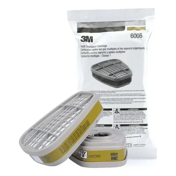 Par De Filtros 3m 6006 Alta Proteccion Vapores Organicos