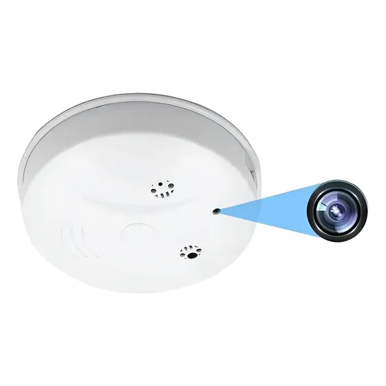 Camara Oculta En Detector De Humo Ip 1080hd Color Blanco